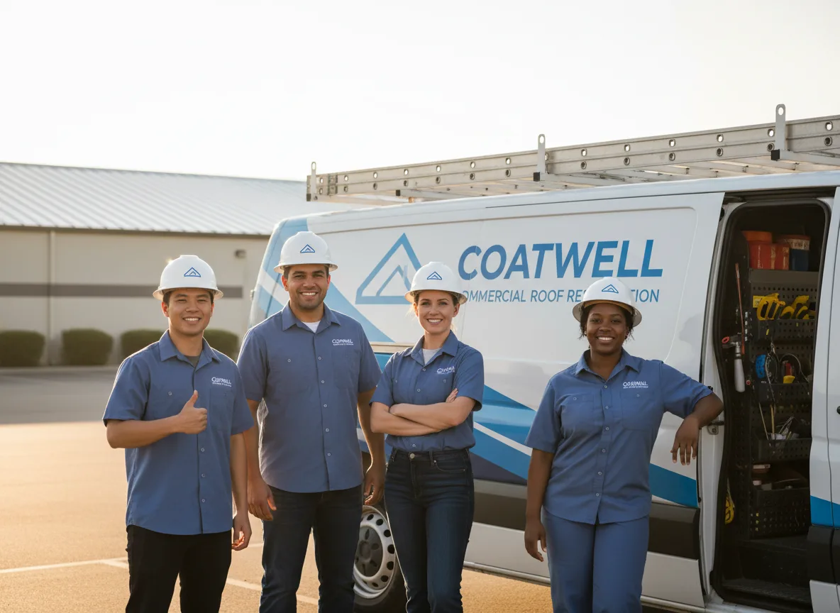 Commercial roof coating company in Morral, OH